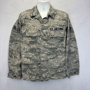 Vintage US Air Force Utility Coat Mens 36R Camo USAF Jacket Propper